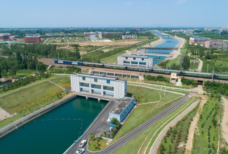 南水北調中線一期工程總干渠沙河南 南水北調中線一期工程總干渠沙河南