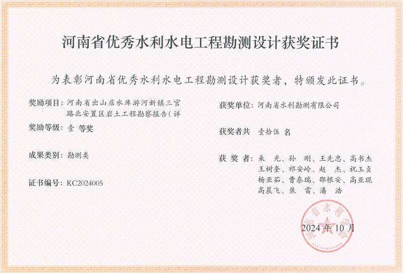 河南省水利科技創新成果-一等獎-出山店巖土工程.jpg